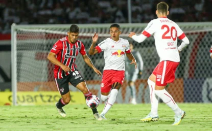 São Paulo sai na frente, mas leva virada do Red Bull Bragantino