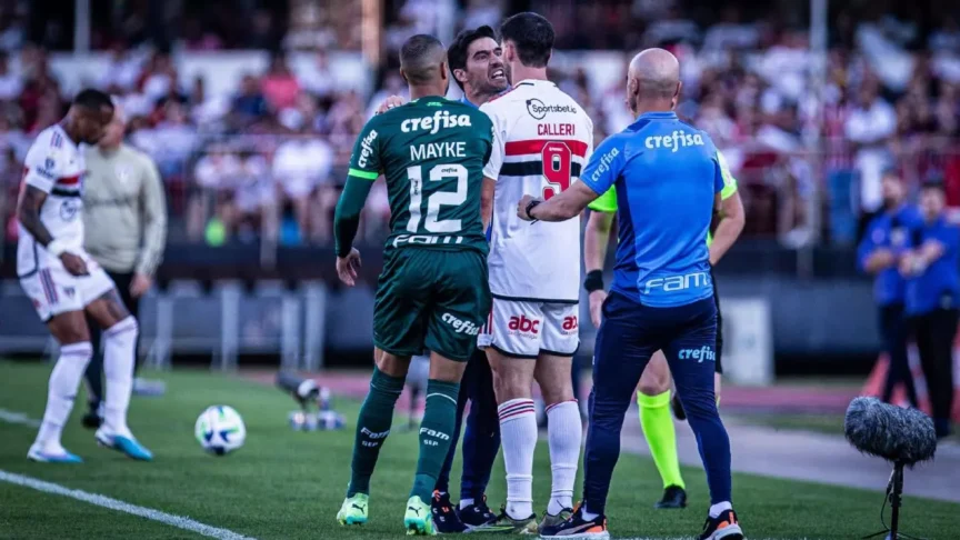 Calleri fica cara a cara com Abel Ferreira
