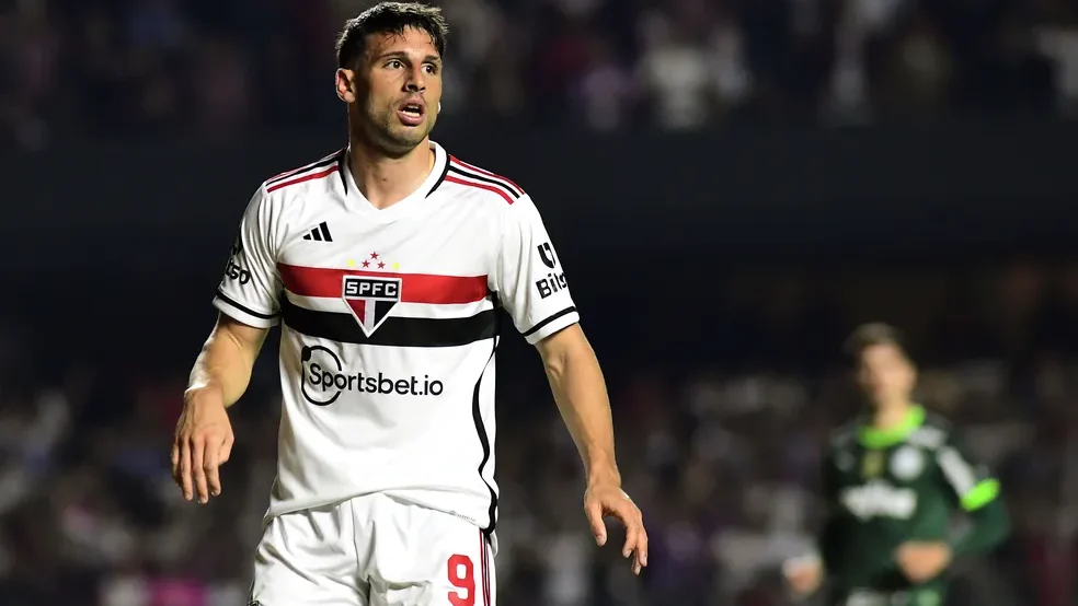 Calleri em São Paulo x Palmeiras