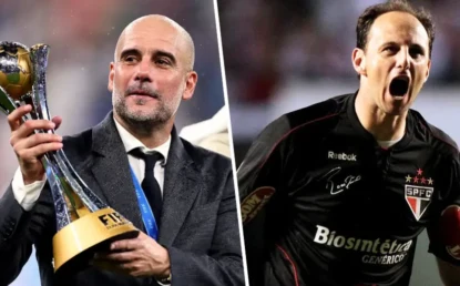 ‘Ele é uma verdadeira lenda’, diz Guardiola, do Manchester City, sobre Rogério Ceni
