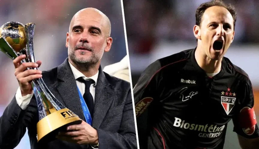 Guardiola e Rogério Ceni