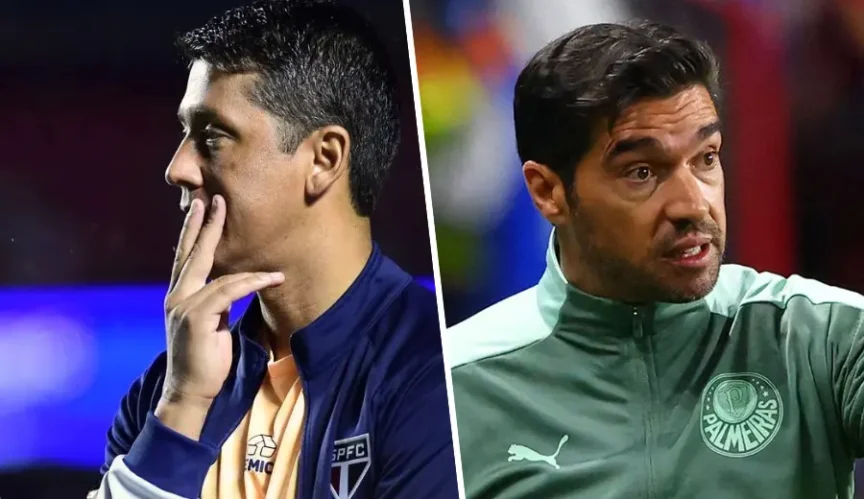 Capini do São Paulo e Abel Ferreira