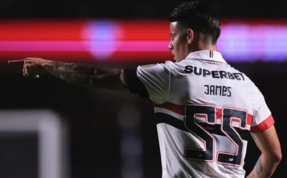 Cobrança funcionou! James Rodríguez lidera ranking em passes decisivos do São Paulo