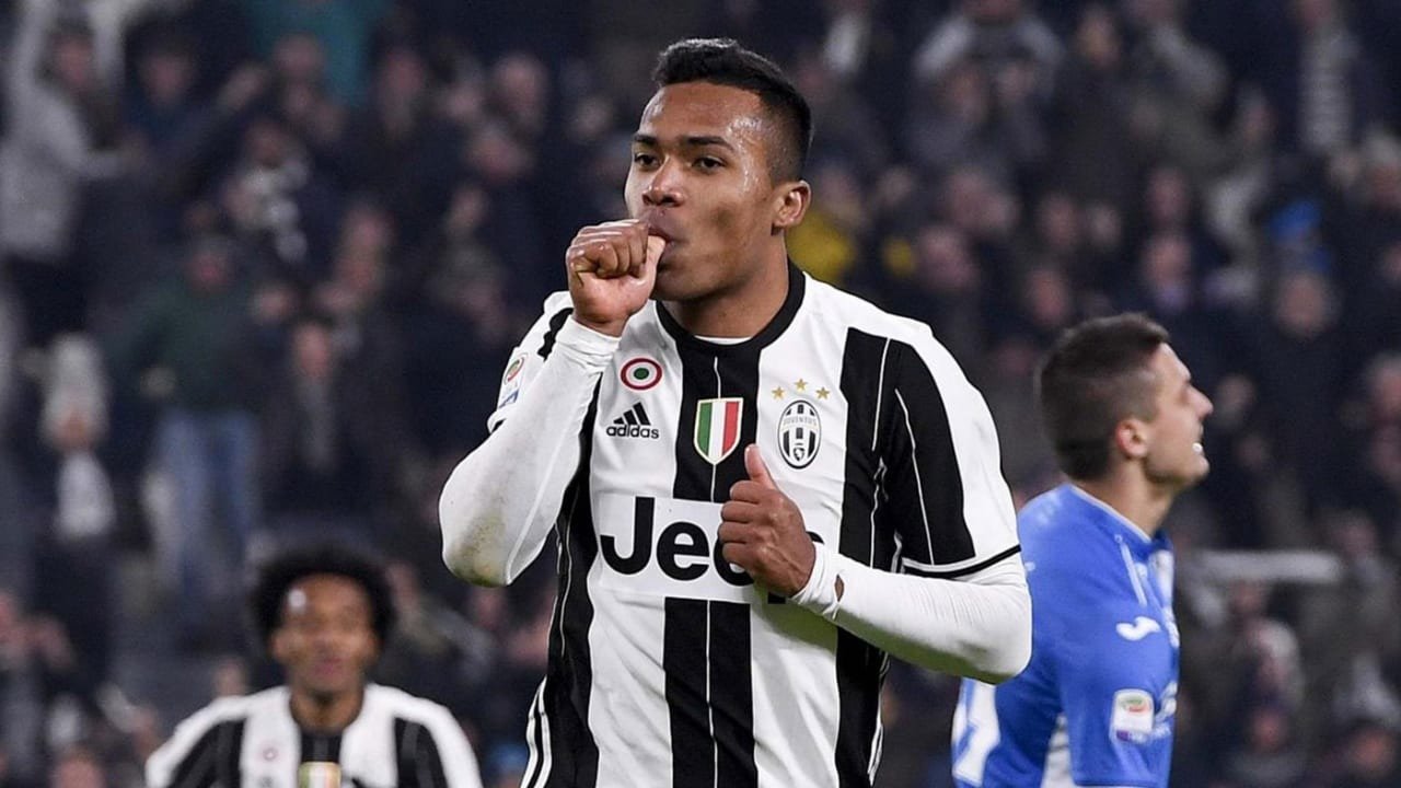 Alex Sandro em ação pela Juventus