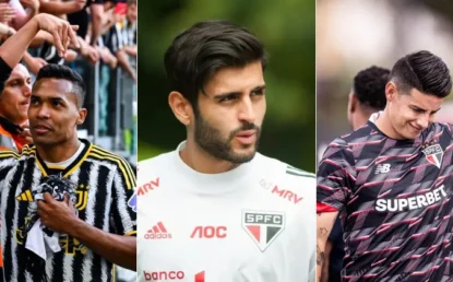 James pode ficar, Alex Sandro, Liziero e mais: diretor atualiza mercado do São Paulo