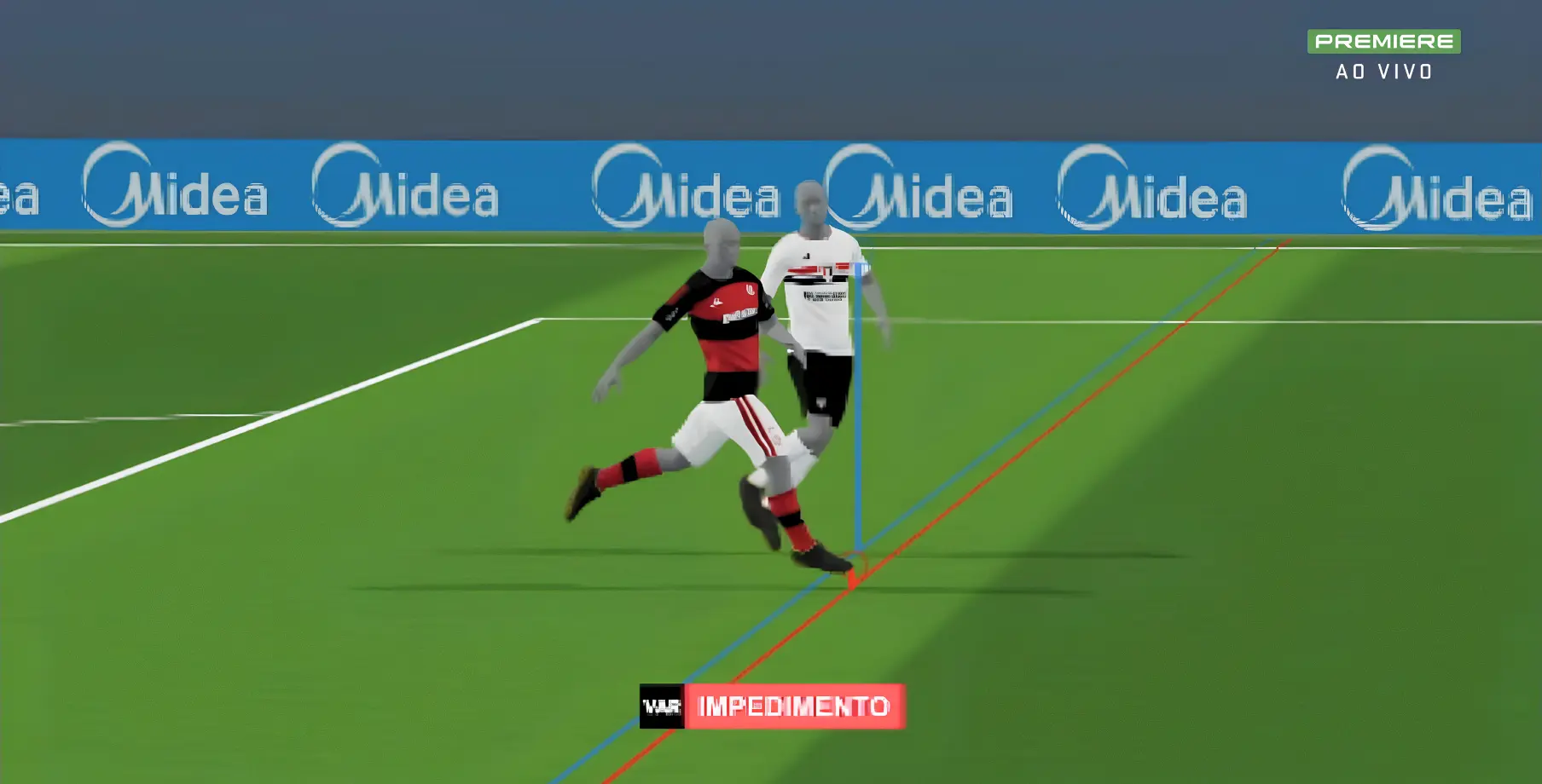 Jornalista Flamenguista questiona impedimento semiautomático em jogo contra o São Paulo