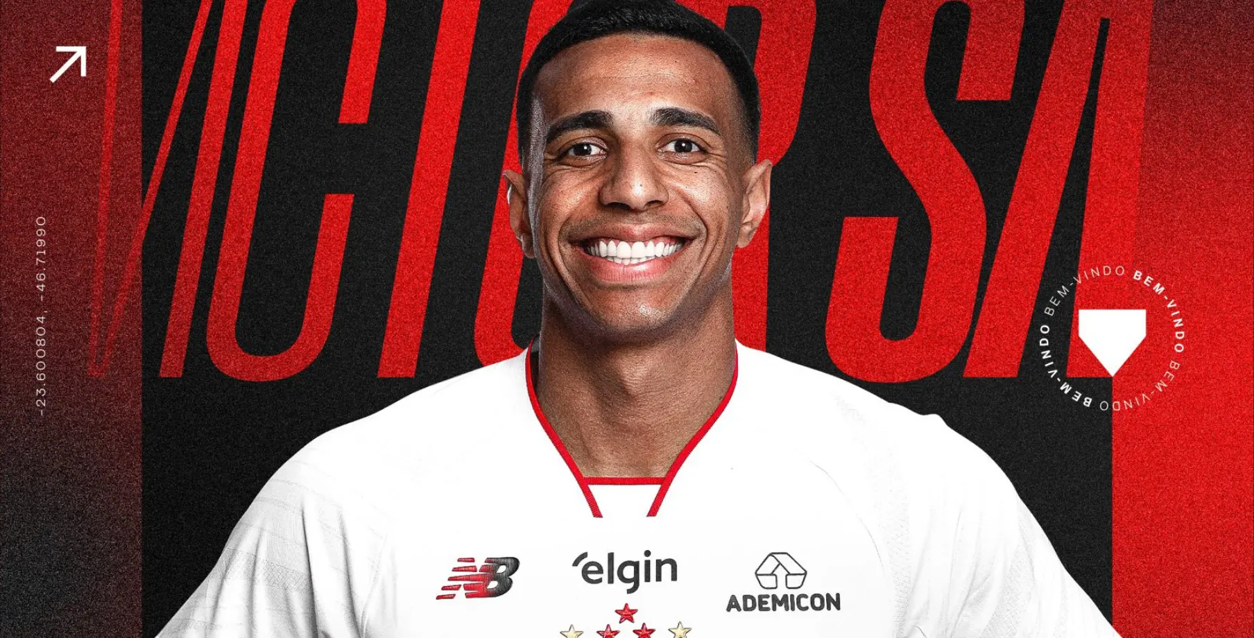 Oficial: São Paulo anuncia a contratação do atacante Victor Sá