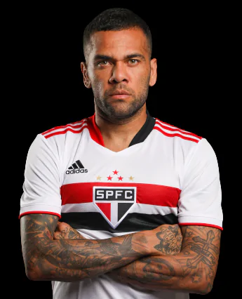 Daniel Alves PNG, Fundo preto, imagem sem fundo, São Paulo, jogador do São Paulo, jogador do SPFC.