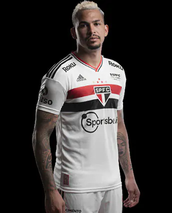 Luciano PNG, Fundo preto, imagem sem fundo, São Paulo, jogador do São Paulo, jogador do SPFC.