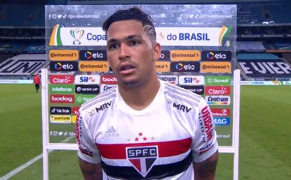 Luciano acredita em classificação no Morumbi: “Dá para reverter”