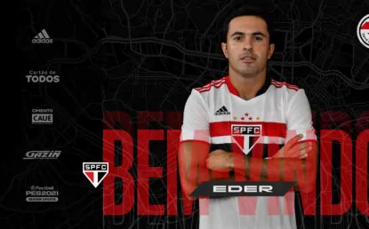 Novo reforço: São Paulo oficializa a contratação do atacante Éder