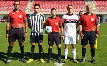 São Paulo goleia o Santos por 8 a 0 pelo sub-20, com 3 gols de Facundo Milán