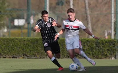 Com gol de Facundo, São Paulo apenas empata com o Corinthians no Brasileiro Sub-20