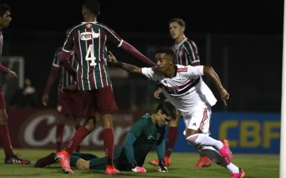 Brasileiro sub-17: Em 1° jogo das quartas de final, São Paulo goleia Fluminense por 4 a 1