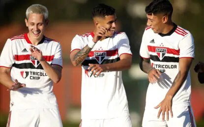 São Paulo goleia o Bahia pelo Brasileiro Sub-20