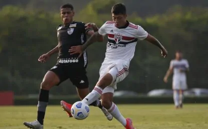 Em casa, São Paulo sofre revés para o Botafogo no Campeonato Brasileiro Sub-20