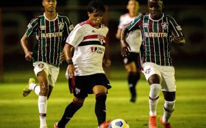 Nos pênaltis, São Paulo bate o Fluminense e vai à semifinal da Copa do Brasil sub-17