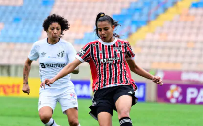 São Paulo vence o Santos nos acréscimos e abre vantagem na semifinal do Paulista Feminino