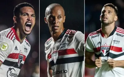 Lista de jogadores do São Paulo que terminam seus contratos em 2022 é grande; confira