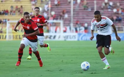 São Paulo é derrotado pelo Flamengo e fica com o vice da Copa do Brasil Sub-17
