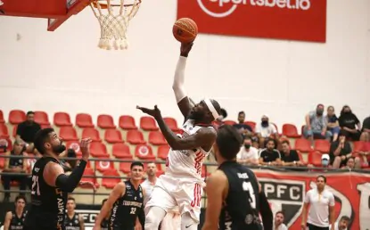 No último jogo da temporada, São Paulo vence o Mogi pelo NBB