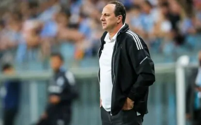 Rogério Ceni lamenta derrota vergonhosa para o Grêmio: “Todos têm sua parcela de culpa”