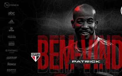 Patrick é anunciado pelo São Paulo; o meia já deve se reapresentar na segunda-feira