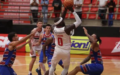 São Paulo começa mal, reage e vence a equipe do Fortaleza pelo NBB