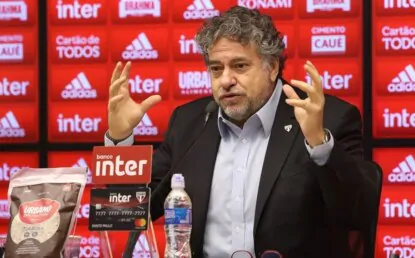 Julio Casares defende Rogério Ceni e acrescenta: “Não sou juvenil no futebol”