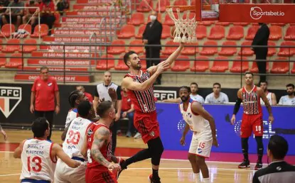 São Paulo vence a equipe do Nacional-URU e mantem o 100% na BCLA