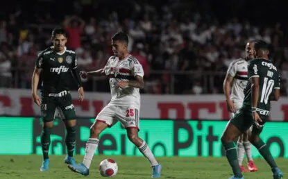 São Paulo pressiona até o fim, mas é derrotado pelo Palmeiras no Morumbi