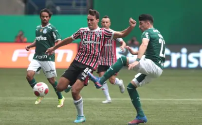 São Paulo é derrotado pelo Palmeiras e fica com o vice do Paulistão
