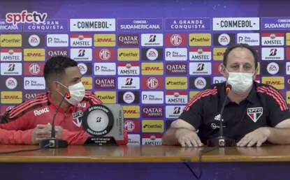 Rogério Ceni explica motivo de não estar usando Luciano como titular