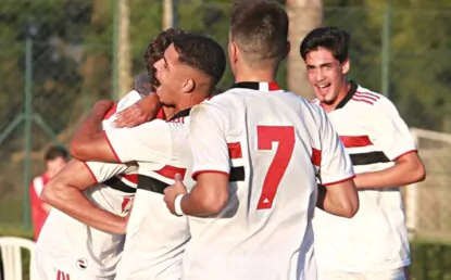 Comandado por Alex, São Paulo vence o SC Brasil no Campeonato Paulista Sub-20