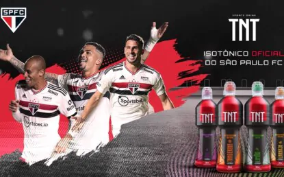 TNT Sports Drink é a nova patrocinadora do São Paulo; confira os detalhes