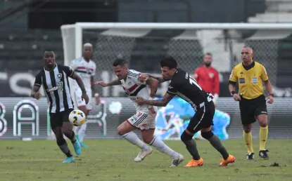 São Paulo é derrotado pelo Botafogo e perde invencibilidade