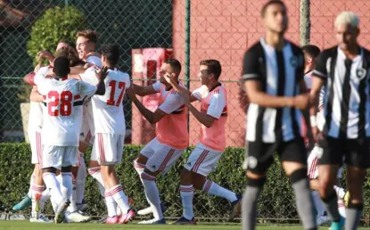 São Paulo vence a equipe do Botafogo pelo Brasileiro Sub-20