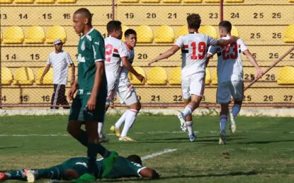 São Paulo vence o Palmeiras pelo Brasileiro Sub-20