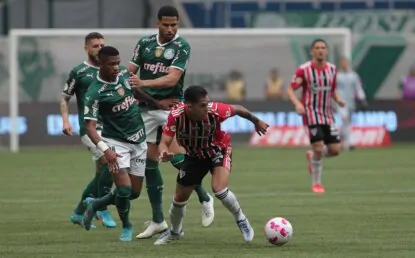 Com 2 a menos, São Paulo fica no empate contra o Palmeiras no Allianz