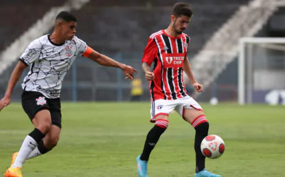 São Paulo vence o Corinthians, mas é eliminado nas semifinais do Paulista Sub-20