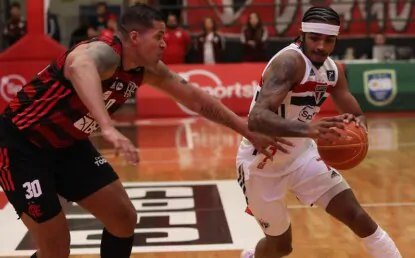 Pelo NBB, São Paulo sofre derrota para Flamengo no Morumbi