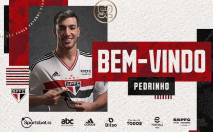 São Paulo acerta contratação do atacante Pedrinho, do Lokomotiv