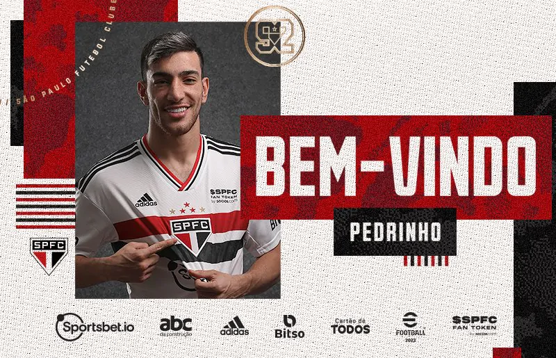 São Paulo está próximo de fechar a contratação do atacante Pedrinho, ex-América-MG