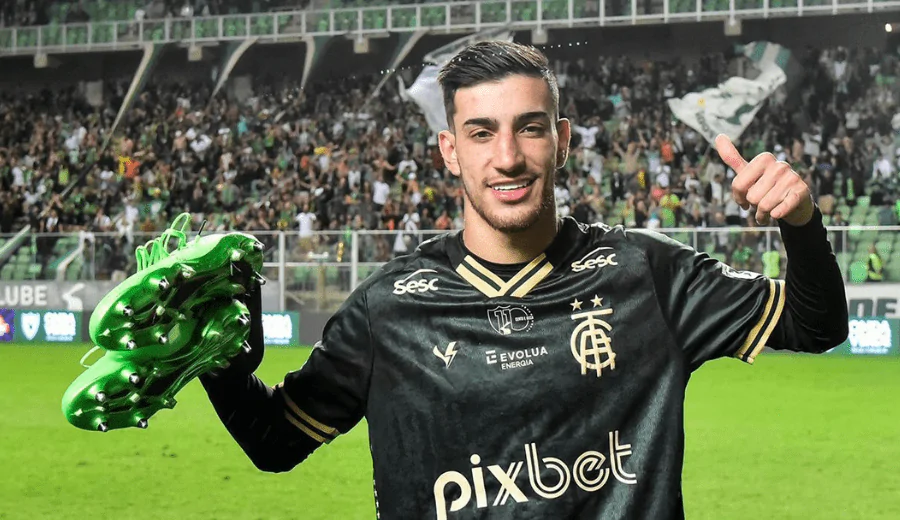 São Paulo está próximo de fechar a contratação do atacante Pedrinho, ex-América-MG