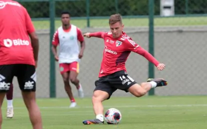 Com gol de Galoppo, São Paulo vence o Guarani em jogo treino; veja o gol