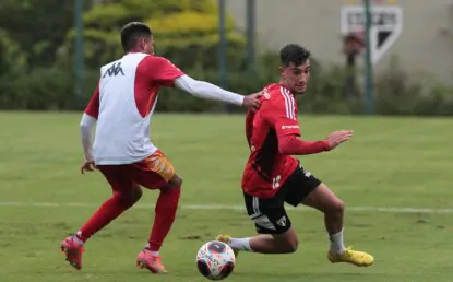 Em jogo treino, São Paulo vence EC São Bernardo por 7 a 1