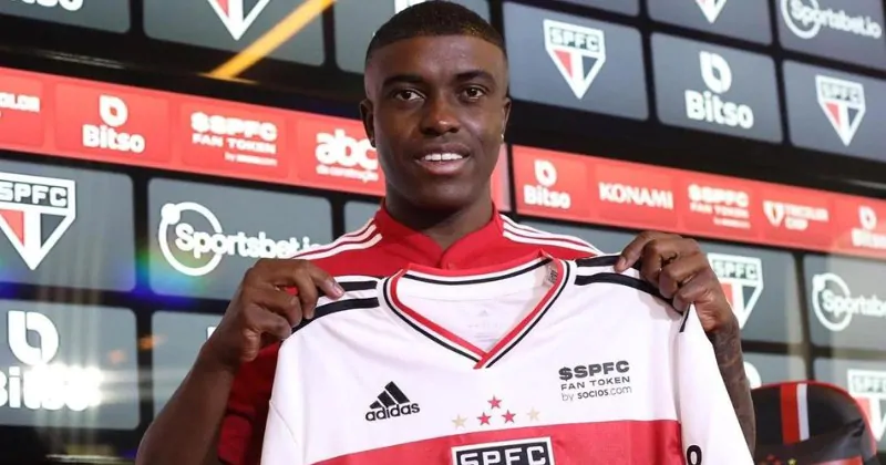 Jhegson Méndez utilizará a camisa 21 do São Paulo.