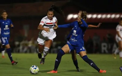 São Paulo leva dois gols, mas reage e busca empate com o Cruzeiro pelo Brasileiro Feminino