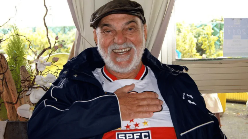 Lima Duarte com a camisa do São Paulo