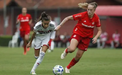 São Paulo sai na frente, mas cede empate ao Inter pelo Brasileiro Feminino